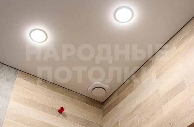 вентилятор под натяжной потолок в ванной комнате